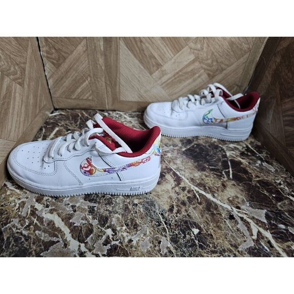 Nike Air Force 1 Chinese New Year Size 1y White/Multi-Color CU2981-191 - Picture 6 of 11